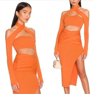 NBd Nicolina Crossover Crop Top and Skirt